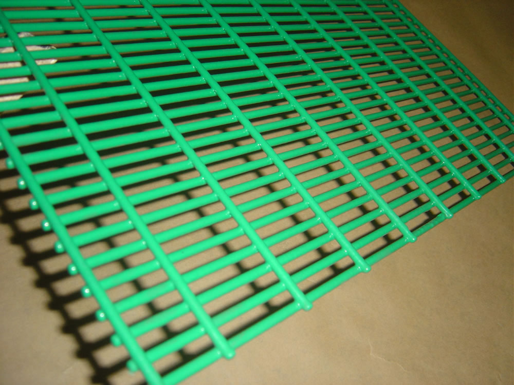 Pvc Coated Wire Mesh Fence Panels , Metal Wire Fence Mesh Size 50*200mm