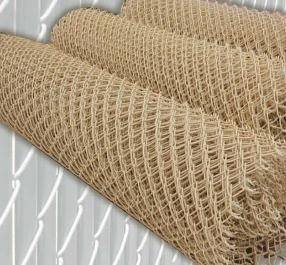 Beige Color PVC Coated Galvanized Fence