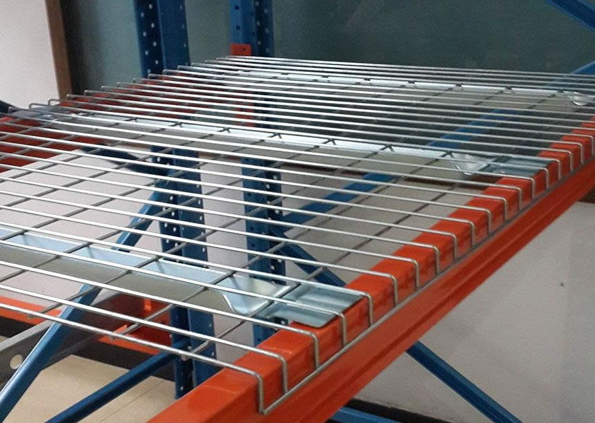 Galvanised steel pallet racking decking panel Shelf Shelving 